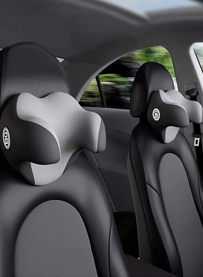 أوفيرا وسادة مسند رأس للسفر، وسادة رقبة على شكل حرف U، وسادة رأس بتصميم مريح، وسائد دعم مسند الرأس للقيادة، مناسبة لمقعد السيارة والطائرة والاستخدام المنزلي. - Image 2